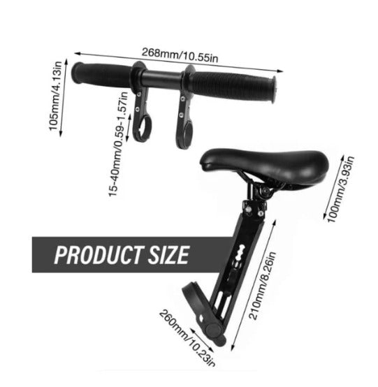 Kids Mountain Bike Seat with Dual Handle