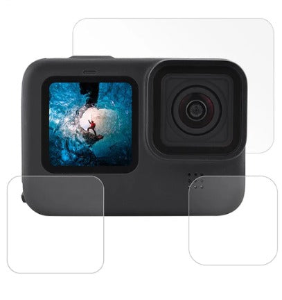 Tempered Glass Lens & Screen Protector for GoPro Hero 13, 12, 11, 10 and 9