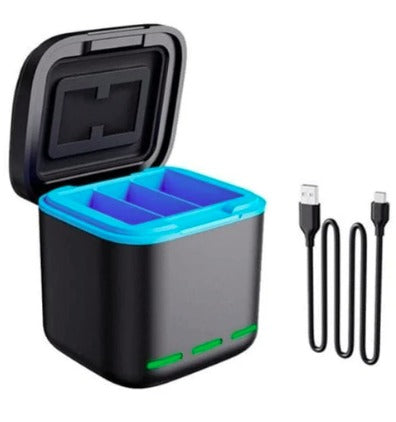Triple Battery Charger for GoPro Hero 5, 6, 7 & 8