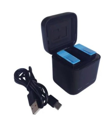 Triple Battery Charger for GoPro Hero 9, 10, 11 & 12