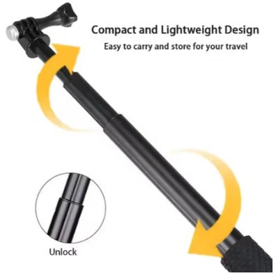 Xtension Pole for all GoPros and All Action Cameras (20-70 cm Pole)